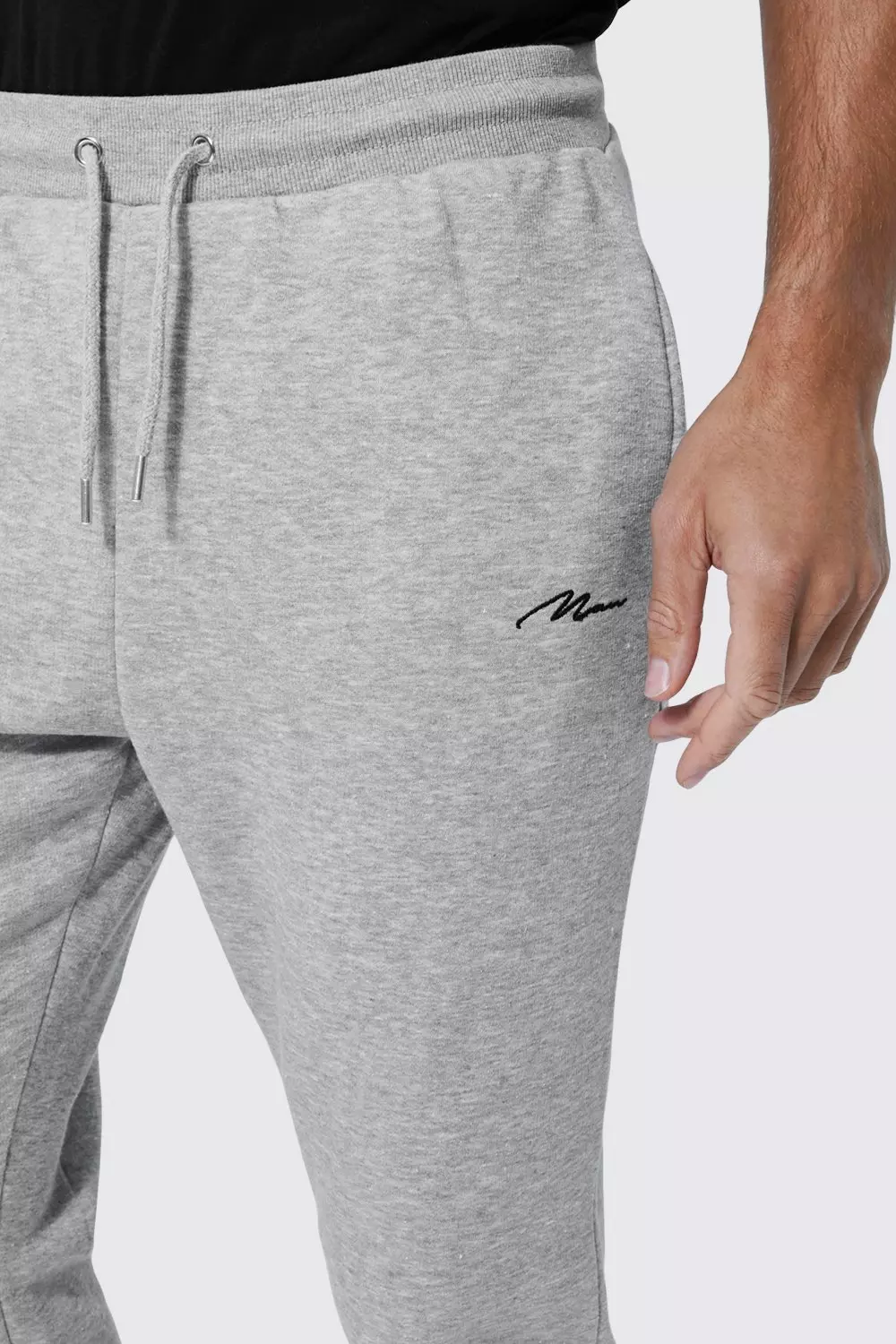 Boohoo mens skinny joggers hot sale